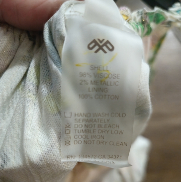 PQ Swim x Anthropologie Floral Ruffle Tiered Maxi Dress Orange M/L - Picture 9 of 14